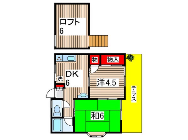 メゾンドシャルマンの物件間取画像